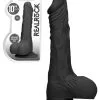 RealRock - Dildo 10 Inch Avec Testicules - Noir -Poppers Soldes realrock dildo 10 inch avec testicules noir 0 2 9180