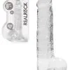 RealRock - Dildo 8 Inch & Balls - Crystal Clear 2 RealRock - Dildo 8 Inch & Balls - Crystal Clear -Poppers Soldes realrock dildo 8 inch balls crystal clear 0 1 8878