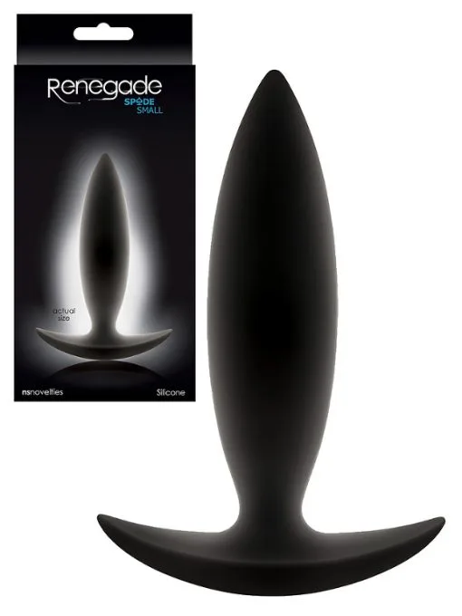 Renegade - Spade Silicone Anal Plug - Small -Poppers Soldes renegade spade silicone anal plug small 0 1 8704