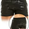 Short De Bain Glitter - Noir -Poppers Soldes short de bain glitter noir 0 1 8768