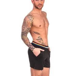Short Pride - Noir -Poppers Soldes short pride noir 2 1 9276