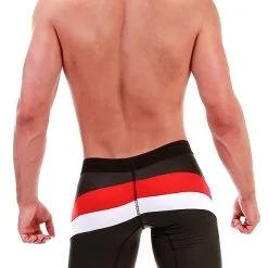 Short Semyon - Noir/Rouge/Blanc -Poppers Soldes short semyon noir rouge blanc 2 1 8744