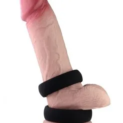 Silicone Donut Cockring Duo -Poppers Soldes silicone donut cockring duo 2 2 8988