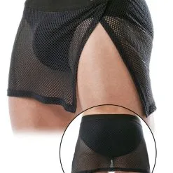 Skirt Circuit Mesh - Noir