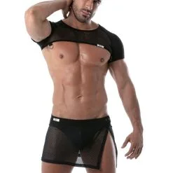 Skirt Circuit Mesh - Noir -Poppers Soldes skirt circuit mesh noir 4 1 9483