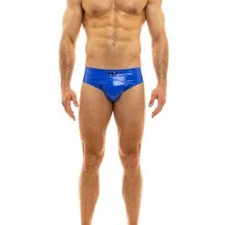Slip Bottomless Viral Vinyl - Bleu 7 Slip Bottomless Viral Vinyl - Bleu -Poppers Soldes slip bottomless viral vinyl bleu 1 1 8750