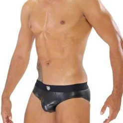 Slip Fetish - Noir -Poppers Soldes slip fetish noir 2 1 9178