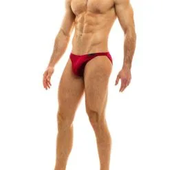 Slip Low Cut Tiffany's Velvet - Rouge -Poppers Soldes slip low cut tiffanys velvet rouge 2 1 9004