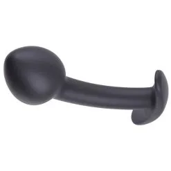 Small Curved Silicone Anal Plug -Poppers Soldes small curved silicone anal plug 3 1 9355