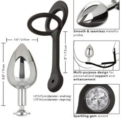 Star Fucker - XL Teardrop Plug Silicone Cock Enhancer -Poppers Soldes star fucker xl teardrop plug silicone cock enhancer 2 1 9522