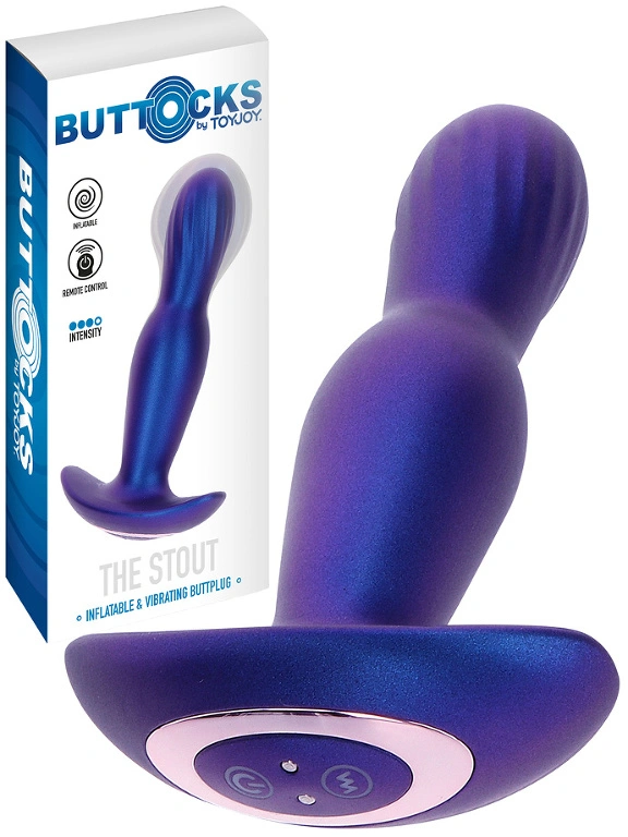 The Stout Inflatable & Vibrating Anal Plug 3 The Stout Inflatable & Vibrating Anal Plug