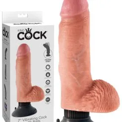 Vibromasseur Nature De 17,8 Cm - King Cock